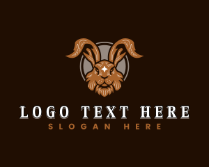 Rabbit Zodiac Sign logo