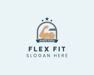 Strong Muscle Gym  logo design