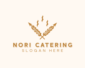 Asian Cuisine Kebab logo design