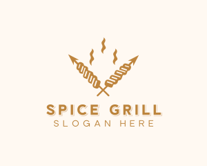 Asian Cuisine Kebab logo design