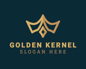 Golden Tiara Jewel logo design