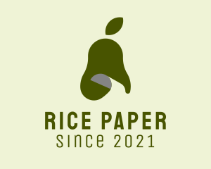 Organic Avocado Paper  logo design