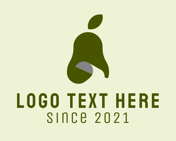 Avocado logo example 3