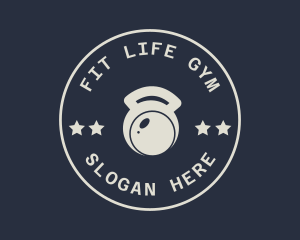 Gym Workout Badge logo