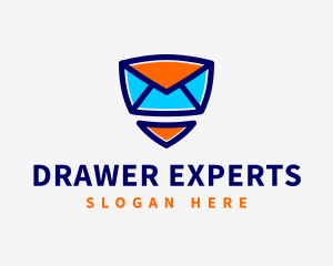 Digital Email Message Envelope logo design