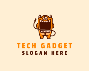 Gadget Monster Phone logo design