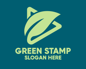 Green Organic  Leaf  logo design