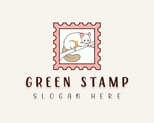 Possum Souvenir Stamp logo design