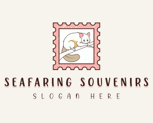 Possum Souvenir Stamp logo design