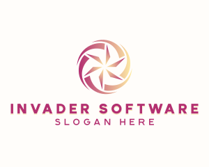 Software Technology AI logo design