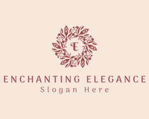 Elegant Wreath Jewelry logo design