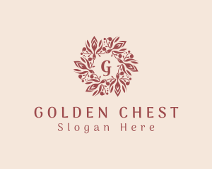 Elegant Wreath Jewelry logo design