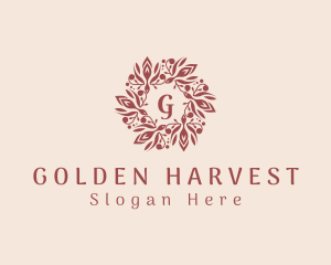 Elegant Wreath Jewelry logo design