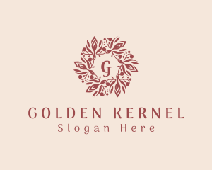 Elegant Wreath Jewelry logo design