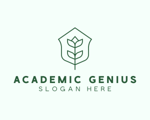 Floral Minimalist Plant Sustainability logo design