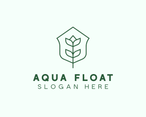 Floral Minimalist Plant Sustainability logo design