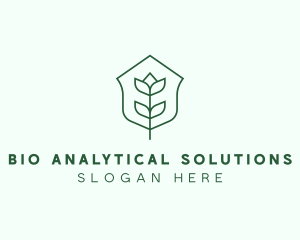 Floral Minimalist Plant Sustainability logo design