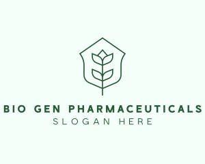 Floral Minimalist Plant Sustainability logo design