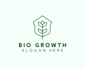 Floral Minimalist Plant Sustainability logo design