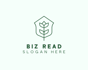 Floral Minimalist Plant Sustainability logo design