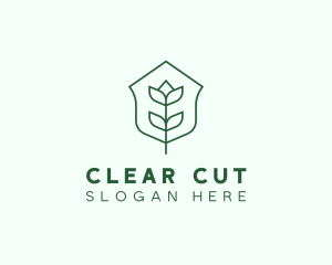 Floral Minimalist Plant Sustainability logo design