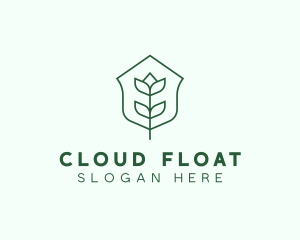 Floral Minimalist Plant Sustainability logo design