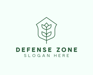 Floral Minimalist Plant Sustainability logo design