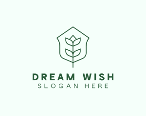 Floral Minimalist Plant Sustainability logo design