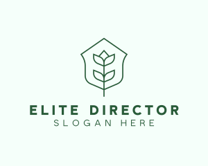 Floral Minimalist Plant Sustainability logo design