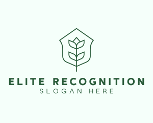 Floral Minimalist Plant Sustainability logo design