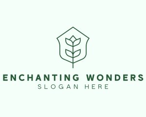 Floral Minimalist Plant Sustainability logo design