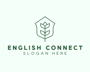 Floral Minimalist Plant Sustainability logo design