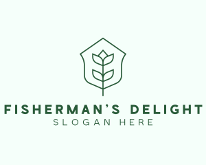 Floral Minimalist Plant Sustainability logo design