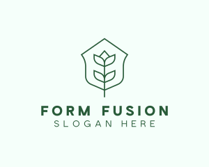 Floral Minimalist Plant Sustainability logo design