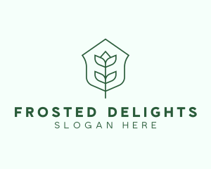 Floral Minimalist Plant Sustainability logo design