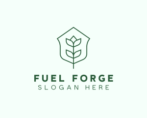 Floral Minimalist Plant Sustainability logo design