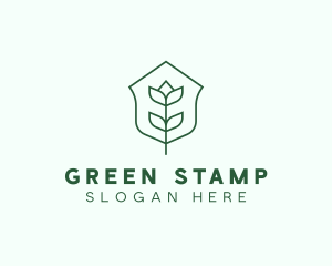 Floral Minimalist Plant Sustainability logo design