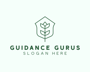 Floral Minimalist Plant Sustainability logo design