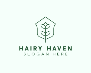 Floral Minimalist Plant Sustainability logo design