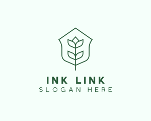 Floral Minimalist Plant Sustainability logo design