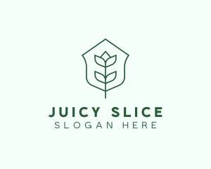 Floral Minimalist Plant Sustainability logo design