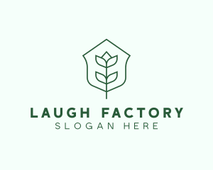 Floral Minimalist Plant Sustainability logo design