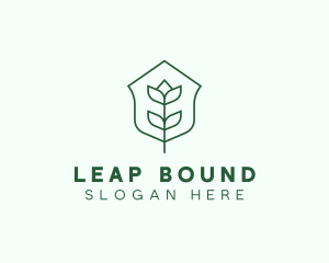 Floral Minimalist Plant Sustainability logo design