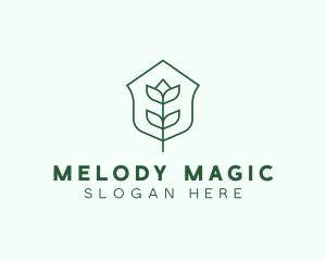 Floral Minimalist Plant Sustainability logo design