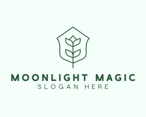 Floral Minimalist Plant Sustainability logo design