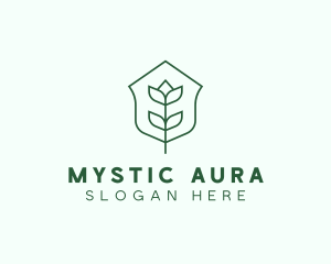 Floral Minimalist Plant Sustainability logo design