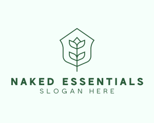 Floral Minimalist Plant Sustainability logo design