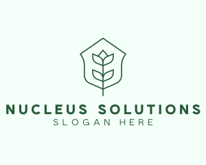 Floral Minimalist Plant Sustainability logo design