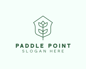 Floral Minimalist Plant Sustainability logo design