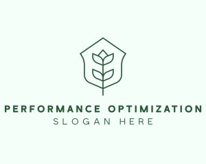 Floral Minimalist Plant Sustainability logo design